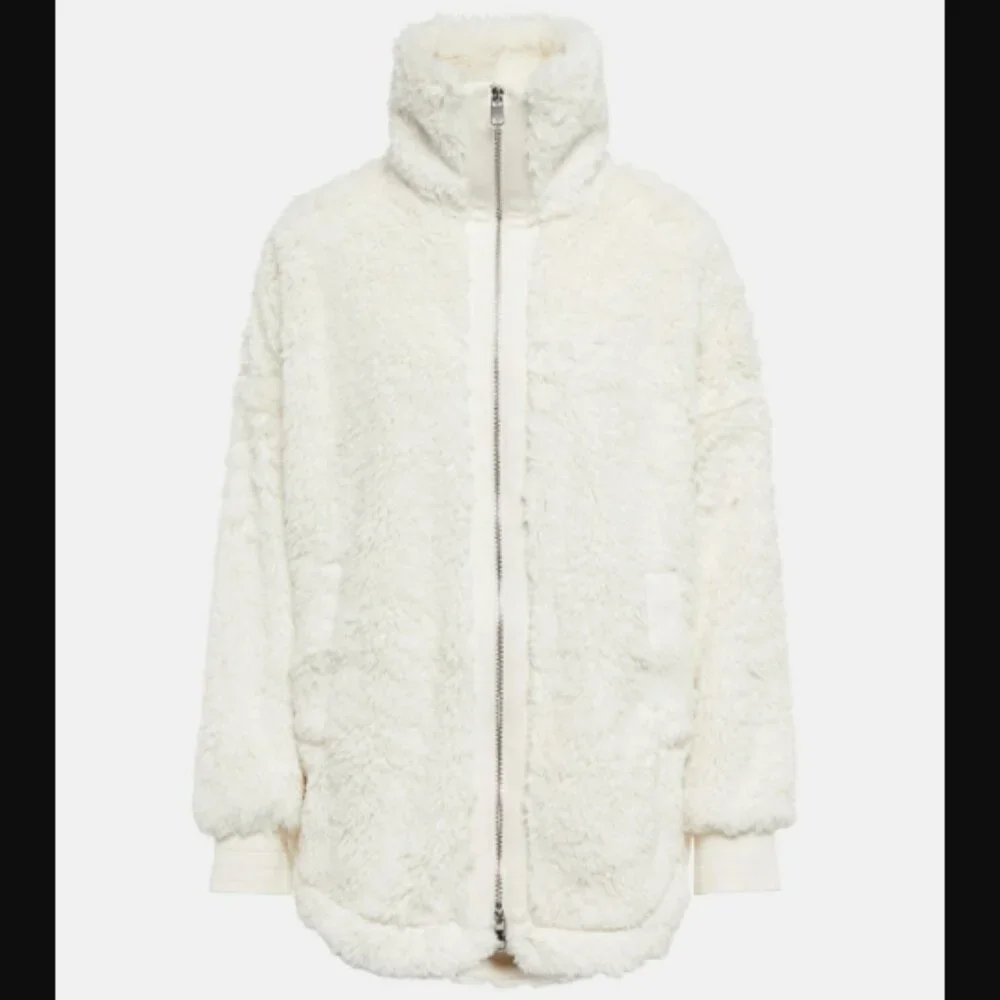 NWT Anthropologie Varley Norfolk Faux Fur Sherpa Jacket Egret Cream XS $198.00 - Picture 11 of 11